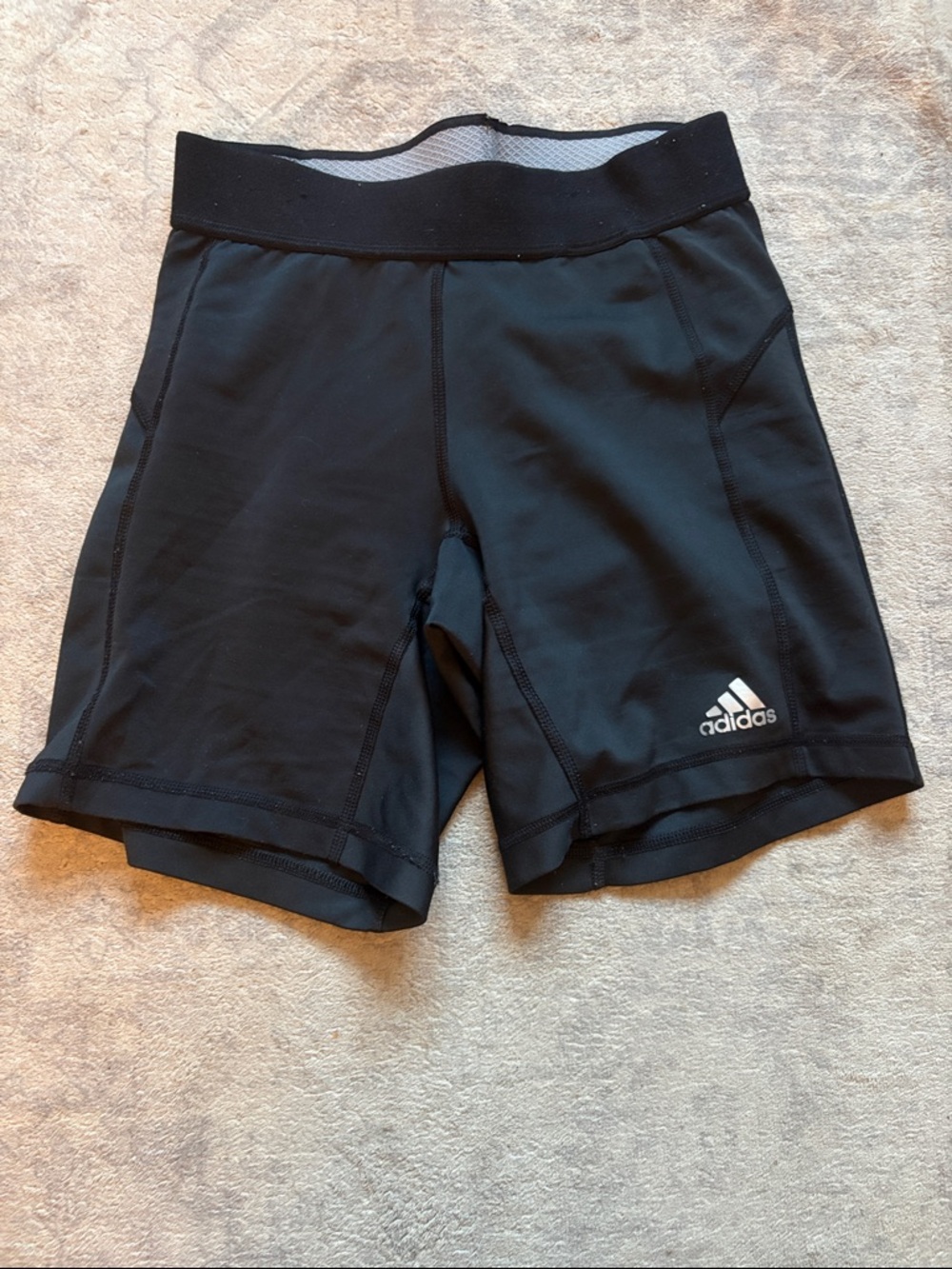 adidas Black Training Compression Shorts